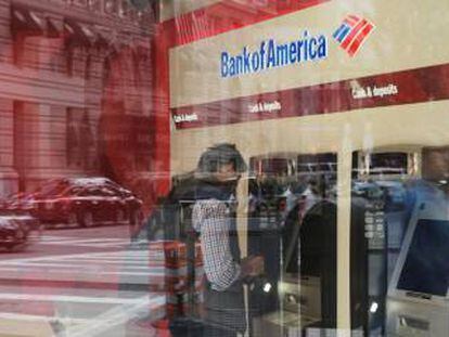Cajero de Bank of America en Boston (EE UU).