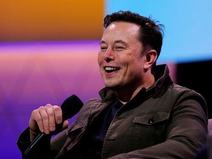 Elon Musk en una convención de tecnología en la ciudad de Los Ángeles en 2019.