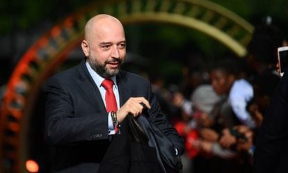 Gerard López durante la gala del sindicato de futbolistas de Francia, en mayo de 2019.