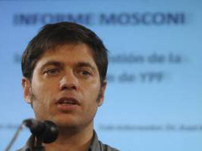 En la imagen, el ministro de Economía argentino, Axel Kicillof. EFE/Archivo