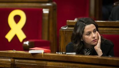 Inés Arrimadas, aquest dijous al Parlament.