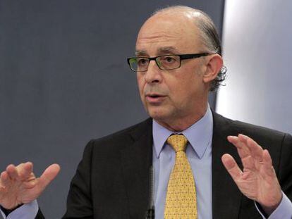 El ministro de Hacienda, Cristóbal Montoro.