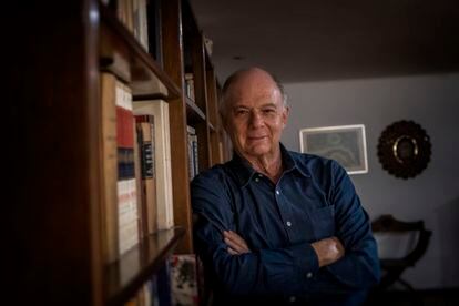 El historiador mexicano Enrique Krauze en su casa de Ciudad de México, el pasado martes.