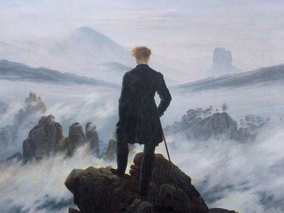 'El caminante sobre el mar de nubes' (1817), de Caspar David Friedrich.