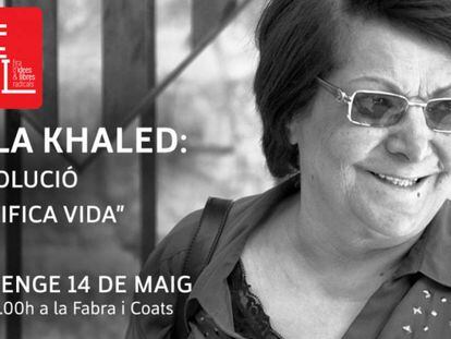 El cartel que anuncia la conferencia de Khaled.