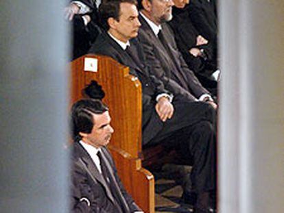 José María Aznar, José Luis Rodríguez Zapatero, Mariano Rajoy, Esperanza Aguirre y Alberto Ruiz-Gallardón.