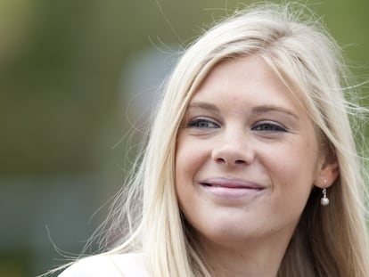 Chelsy Davy en el acto de graduación de Enrique de Inglaterra como piloto de las Fuerzas Aéreas Reales británicas (RAF), el 7 de mayo de 2010. En la actualidad, Davy mantiene una vida alejada de los focos.