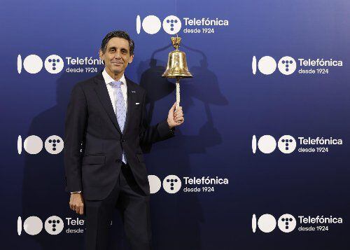 Pallete agradece la confianza de los accionistas en la celebración del centenario de Telefónica