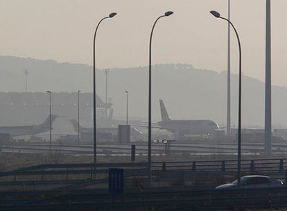 Aeropuerto de Barajas, en Madrid.