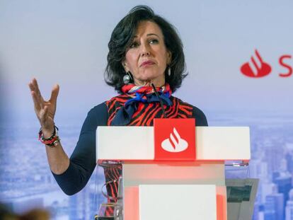 La presidenta del Banco Santander, Ana Botín. EFE/Rodrigo Jiménez/Archivo