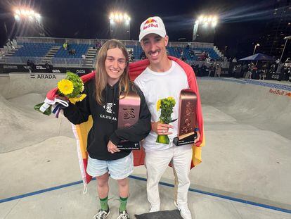 Los españoles Naia Laso y Danny León, campeones del Pro Tour de Dubai.
