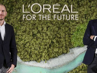 Íñigo Larraya, director sostenibilidad y RSC de L'Oréal España, y Juan Alonso de Lomas, presidente de L’Oréal España.