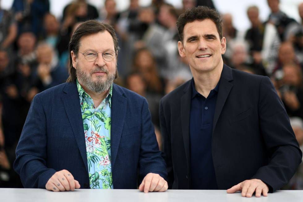Lars von Trier y Matt Dillon, en mayo en la presentación en el festival de Cannes de 'La casa de Jack'.