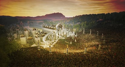 Imagen del escenario principal de 'Tomorrowland Around the World'.