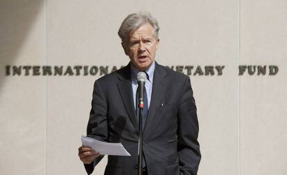 El portavoz del Fondo Monetario Internacional (FMI), Gerry Rice.
