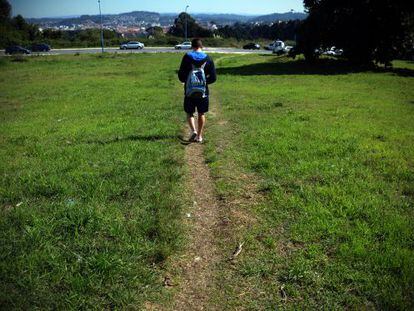 Parcela en la que están los terrenos que eran de los vecinos de Culleredo