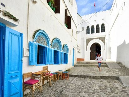 La entrada al Museo de la Kasbah, en Tánger (Marruecos).