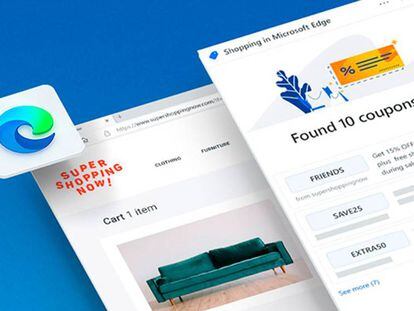 Con esta nueva versión de Microsoft Edge ahorrarás dinero en tus compras