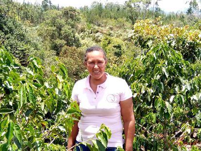 Orfa Orozco es una de las mujeres caficultoras del Cauca que exportan café a España.