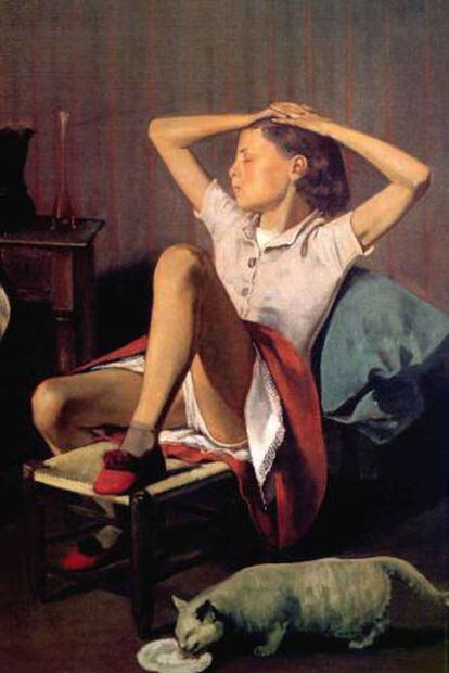 'Thérèse dreaming' ( 1938), obra de Balthus.