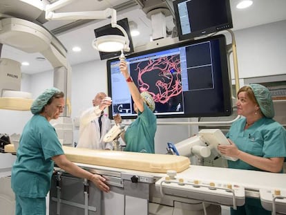 Unidad de radiología del Hospital de Basurto, Bilbao.