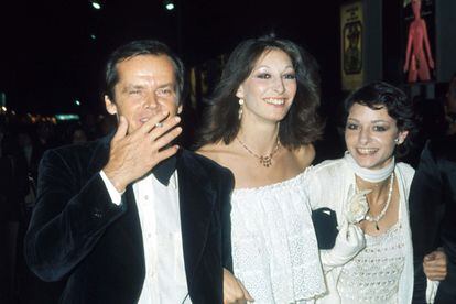 Anjelica Huston y Jack Nicholson cuando eran pareja.