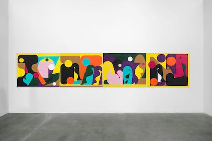 Obra de AD MINOLITI en la galería Agustina Ferreyra