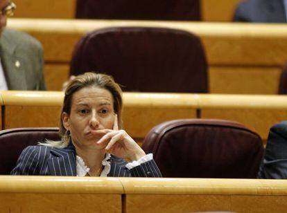 Marta Domínguez, en el Senado. 