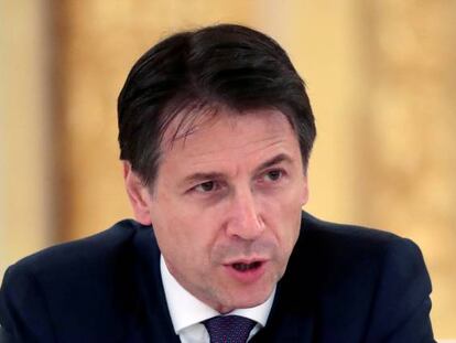 El primer ministro italiano Giuseppe Conte.