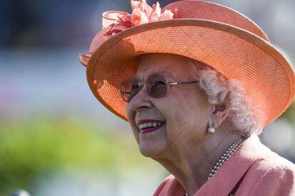 La reina Isabel II, el pasado domingo, en un partido de polo en Egham, Inglaterra.