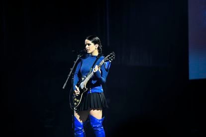 Rosalía during her performance in Almería.