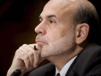 En la imagen, quien era presidente de la Reserva Federal de EE.UU. en 2008, Ben Bernanke. EFE/Archivo