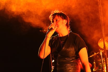 Julian Casablancas, de The Strokes, en un concierto en Toronto (Canadá).