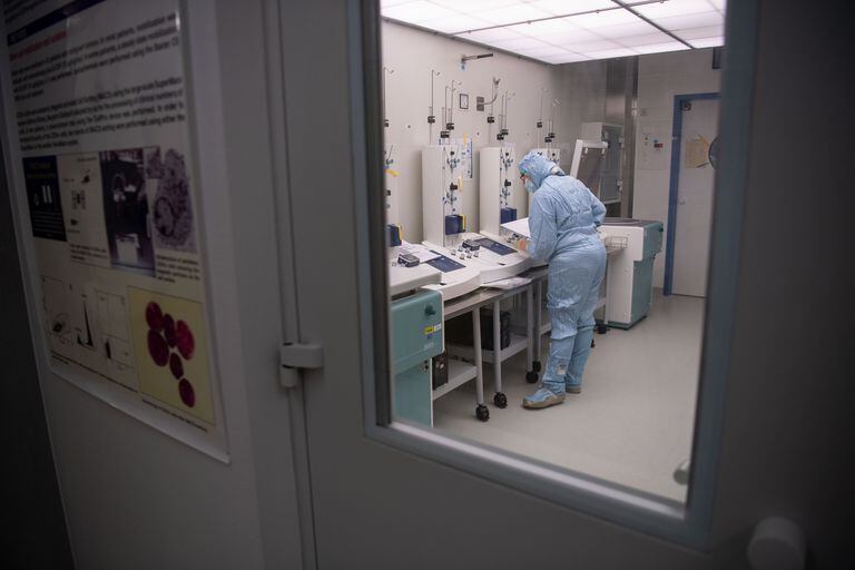 Un laboratorio de células madre en la ciudad alemana de Tubinga.