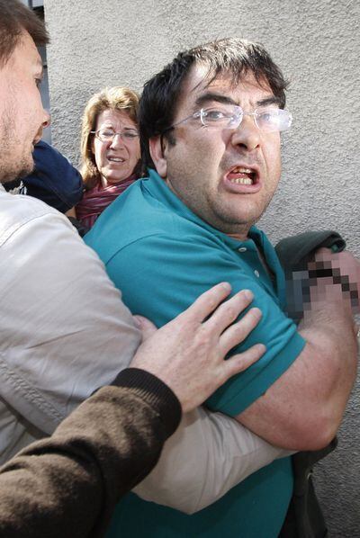 Francisco Javier López Peña, <i>Thierry,</i> tras ser detenido en Burdeos en mayo de 2008.