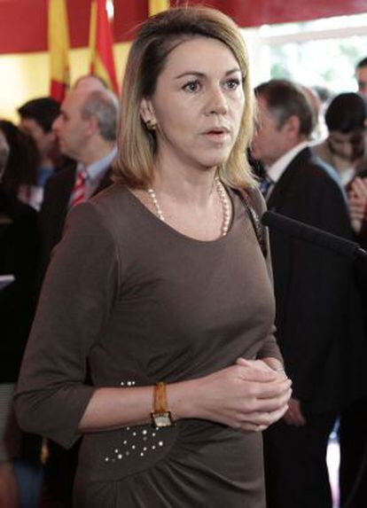 La secretaria general del PP, María Dolores de Cospedal.