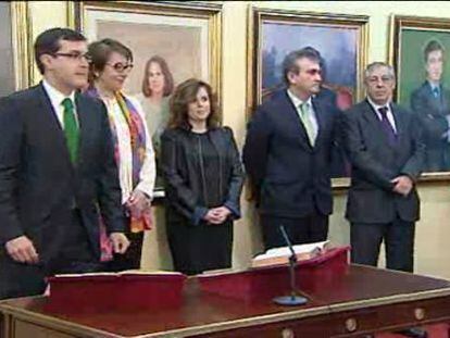 Santamaría pide "diálogo" y "sinceridad" a los nuevos secretarios de Estado