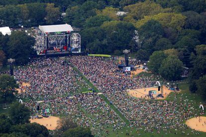  "We Love NYC: The Homecoming Concert". El del 21 de agosto de 2021 se celebró un multitudinario concierto en Central Park con este lema. Nadie tenía quejas entonces.