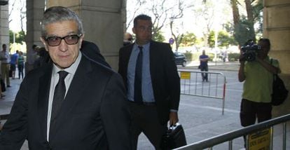 Braulio Medel, el 12 de junio de 2014 en los juzgados de Sevilla.