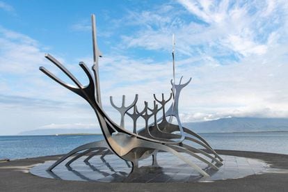 La escultura Sun Voyager, del islandés Jón Gunnar Árnason.