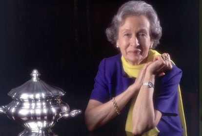 Simone Ortega, en 1989.