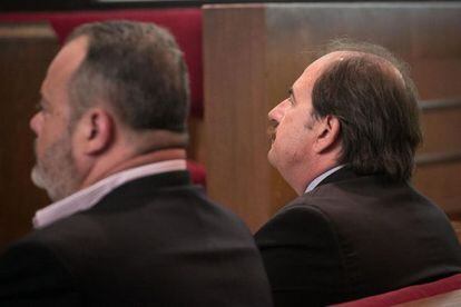 L'exdiputat de CiU, Xavier Crespo, al judici pel 'cas Clotilde'.