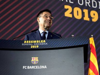 El presidente del FC Barcelona, Josep María Bartomeu.