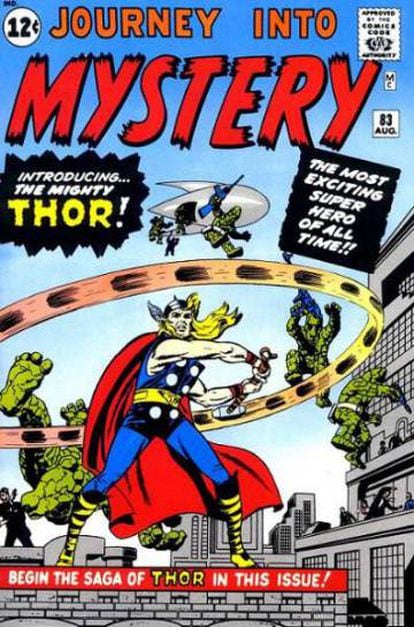 Thor's first appearance in a Marvel comic.