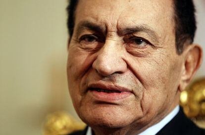 Foto del expresidente Hosni Mubarak, tomada en diciembre de 2010