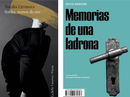 Portadas de los libros 'Soñka, manos de oro' y 'Memorias de una ladrona'.