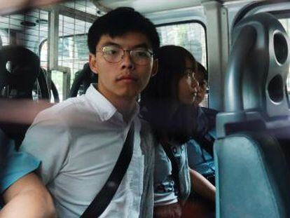 Entre los arrestados se encuentra el antiguo líder estudiantil Joshua Wong