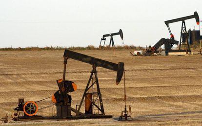 Yacimiento de petróleo en Texas.