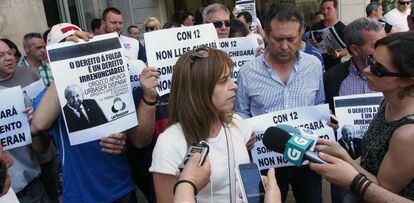 Araceli Núñez, la sindicalista que denuncia el atropello por un directivo