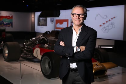 Stefano Domenicali, antes de la entrevista.